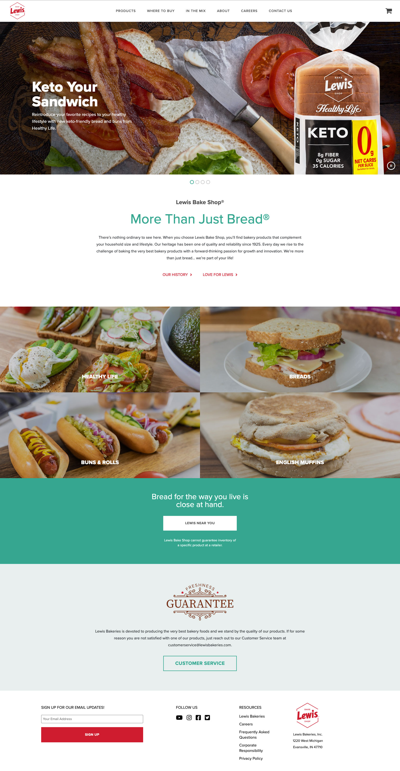 Lewis Bake Shop original site