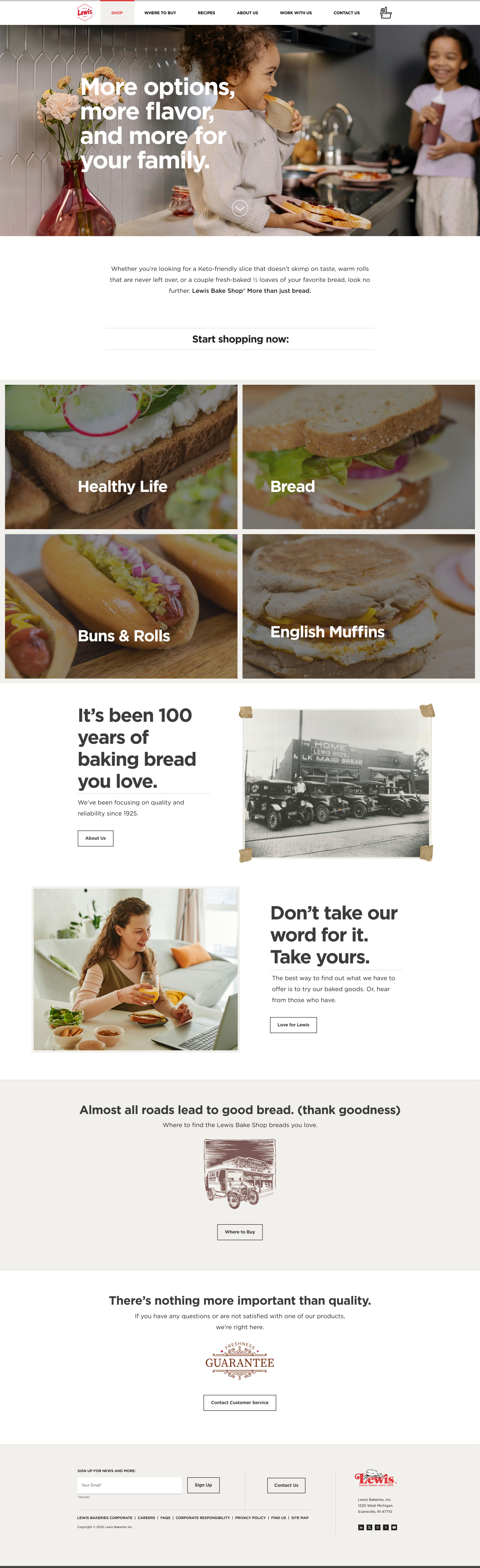 Lewis Bake Shop Phase 2 Refresh